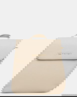 Valentino Bags rucsac WEST RE culoarea bej, mic, uni, VBS9I820