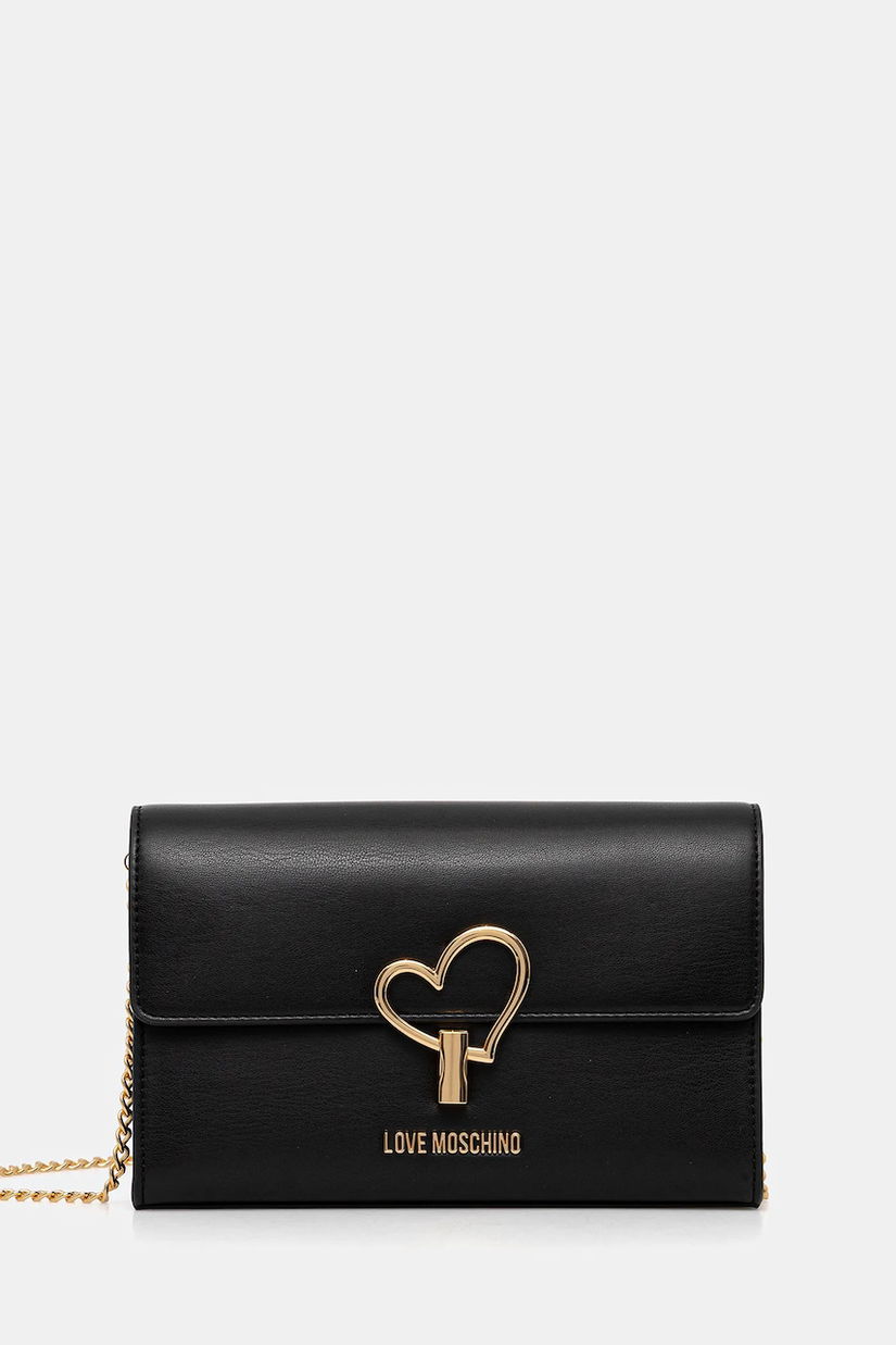 Love Moschino poșetă culoarea negru, JC4327PP0NKU0000