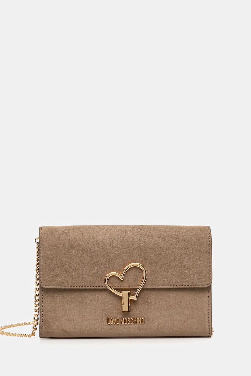 Love Moschino poșetă culoarea verde, JC4327PP0NKX0105