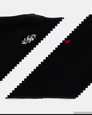 Fusalp fular impletit Tour De Cou culoarea negru, uni, A3736