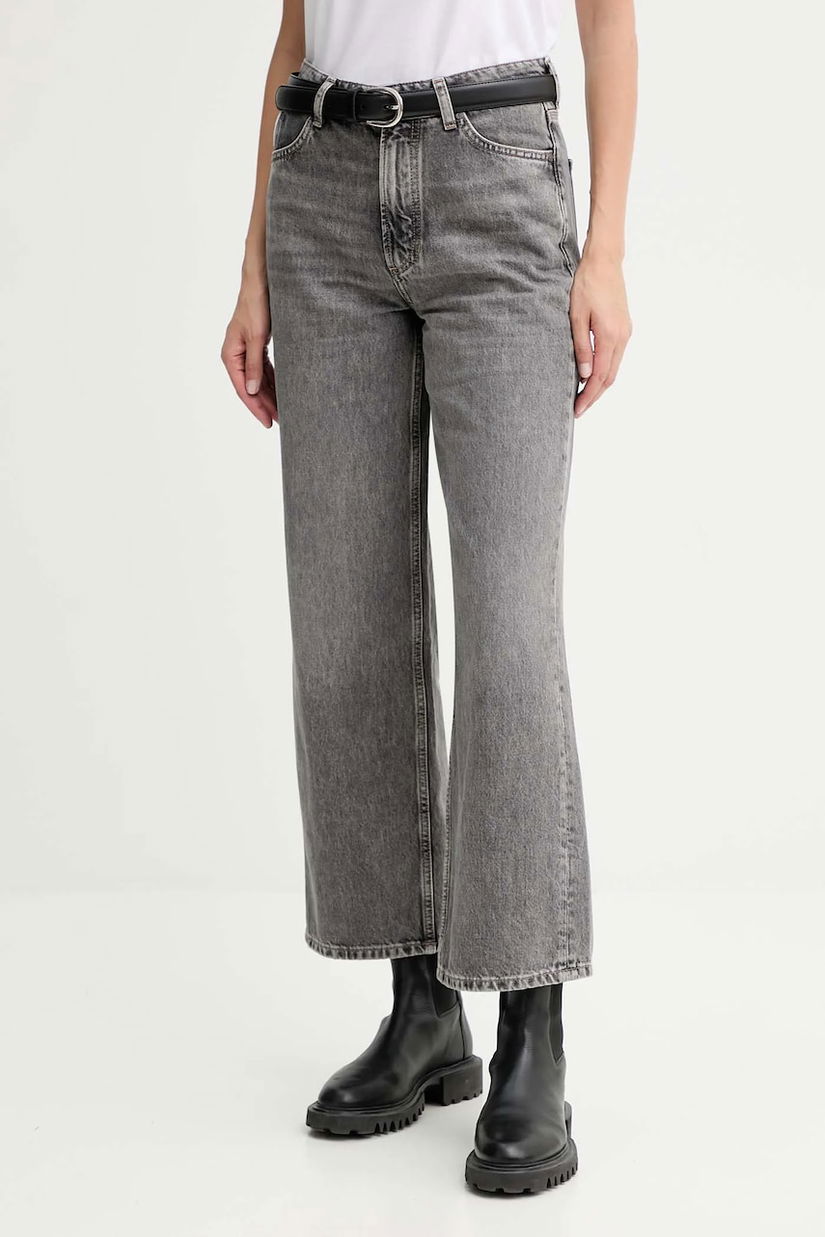 Marc O'Polo jeans din bumbac culoarea gri, 5000007801