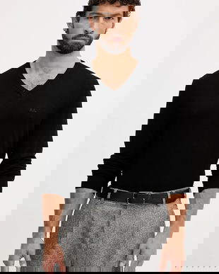 Lindbergh pulover culoarea negru, light, 30-800140