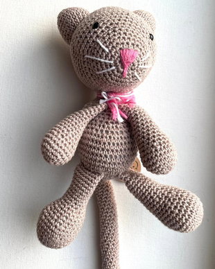 Amigurumi, buburuza Ruza, jucarie crosetata