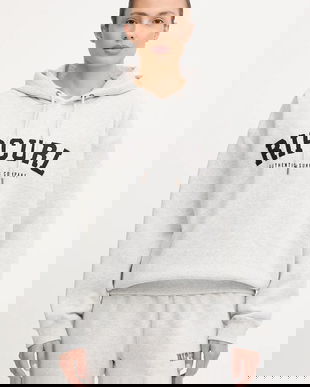 Rip Curl bluză VARSITY culoarea gri, cu glugă, cu imprimeu, 08HWFL