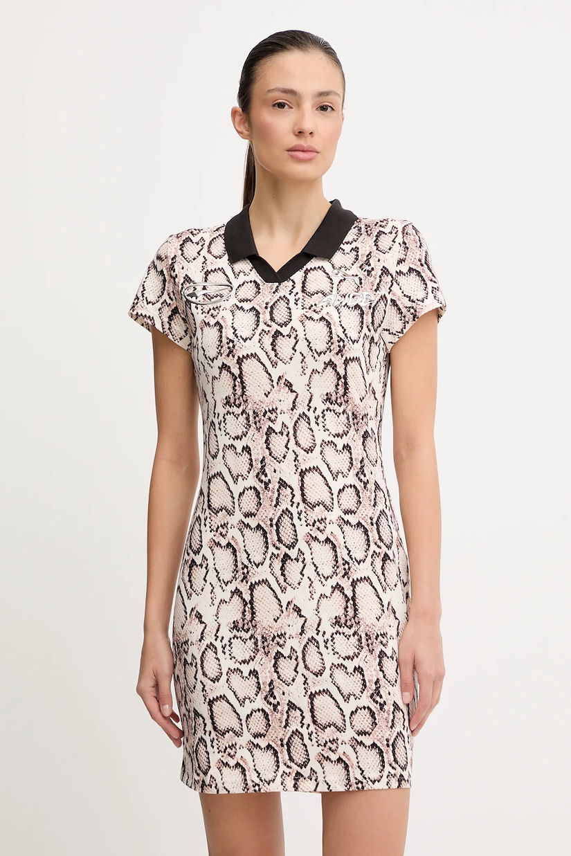 Puma rochie din bumbac PUMA x A$AP ROCKY culoarea bej, mini, drept, 633416