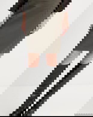 Joseph Ribkoff fustă culoarea verde, mini, drept, 253035