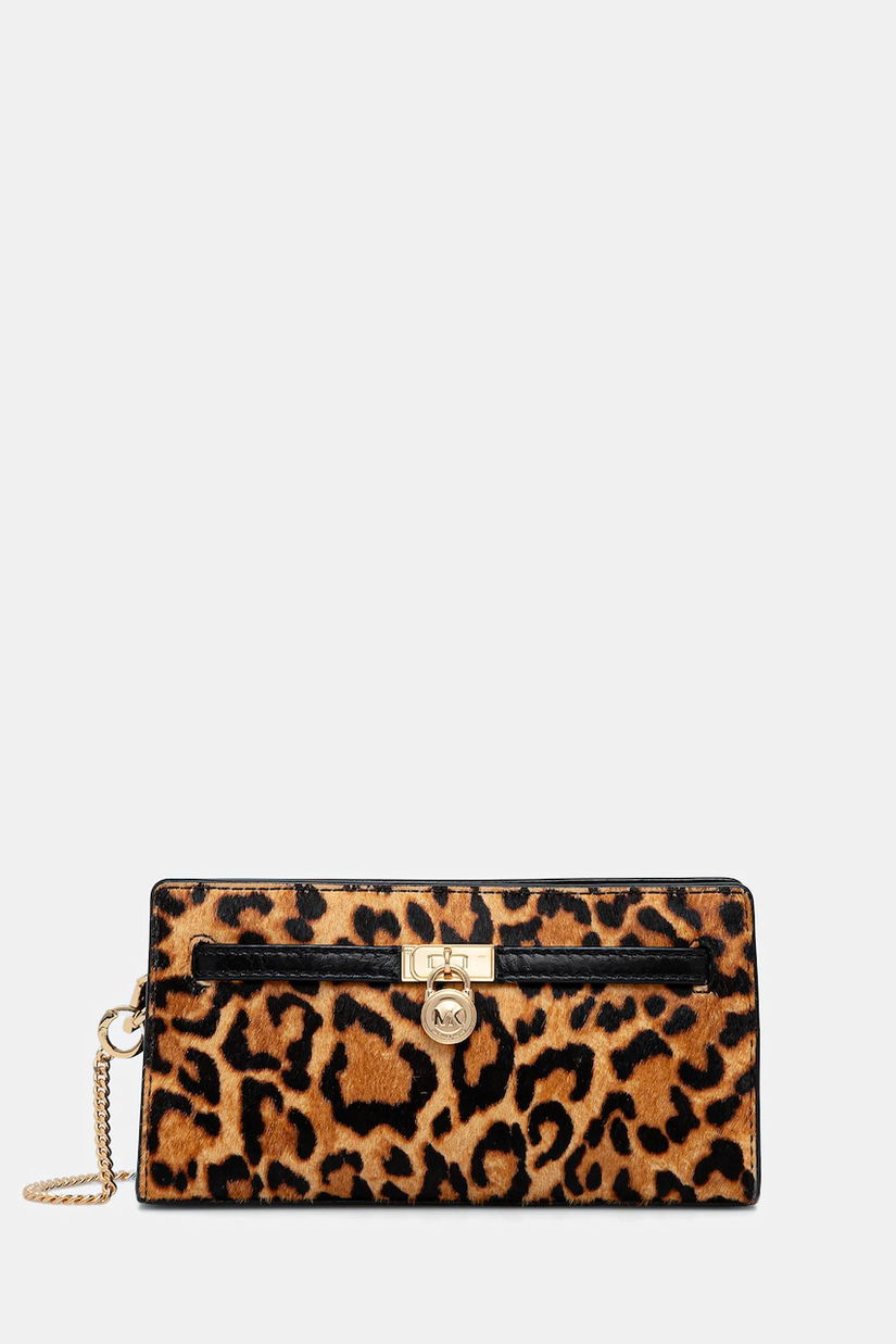 MICHAEL Michael Kors poșetă de piele culoarea maro, 32F5GNXC0H