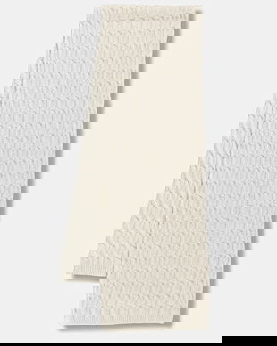 Liviana Conti eșarfă din amestec de lână culoarea bej, uni, A5WF76