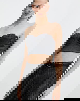 Ermanno Scervino LIFE top din amestec de lână culoarea negru, melanj, D474Y313CJWR