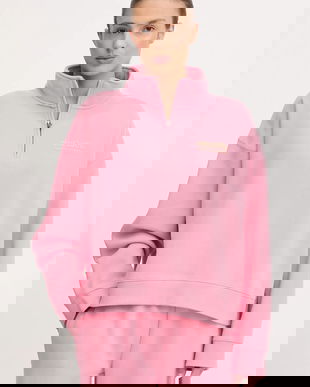 Rip Curl bluză SURF PUFF culoarea roz, cu imprimeu, 07WWFL