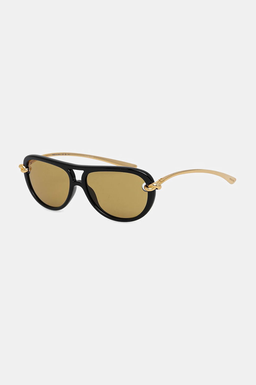Bottega Veneta ochelari de soare culoarea negru, BV1418S