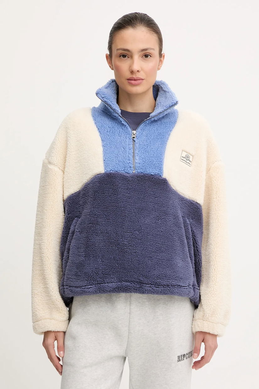 Rip Curl hanorac fleece BLOCK PARTY cu imprimeu, 0A6WFL