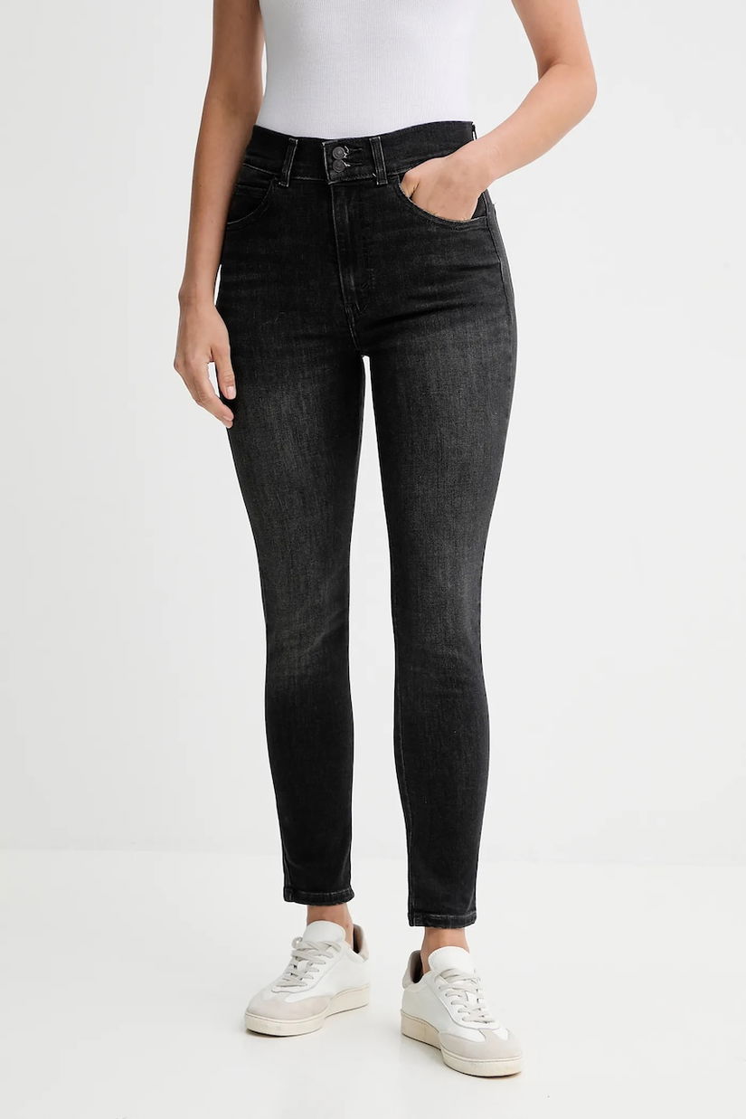 Levi's jeans RETRO HIGH SKINNY DB culoarea gri, A6593