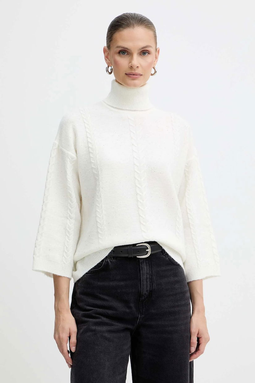 Marella pulover din amestec de lână Emme by Marella culoarea bej, light, 2525366032200
