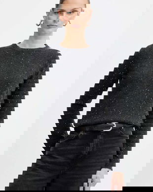 Marella pulover din amestec de lână Emme by Marella culoarea gri, light, 2525366352200