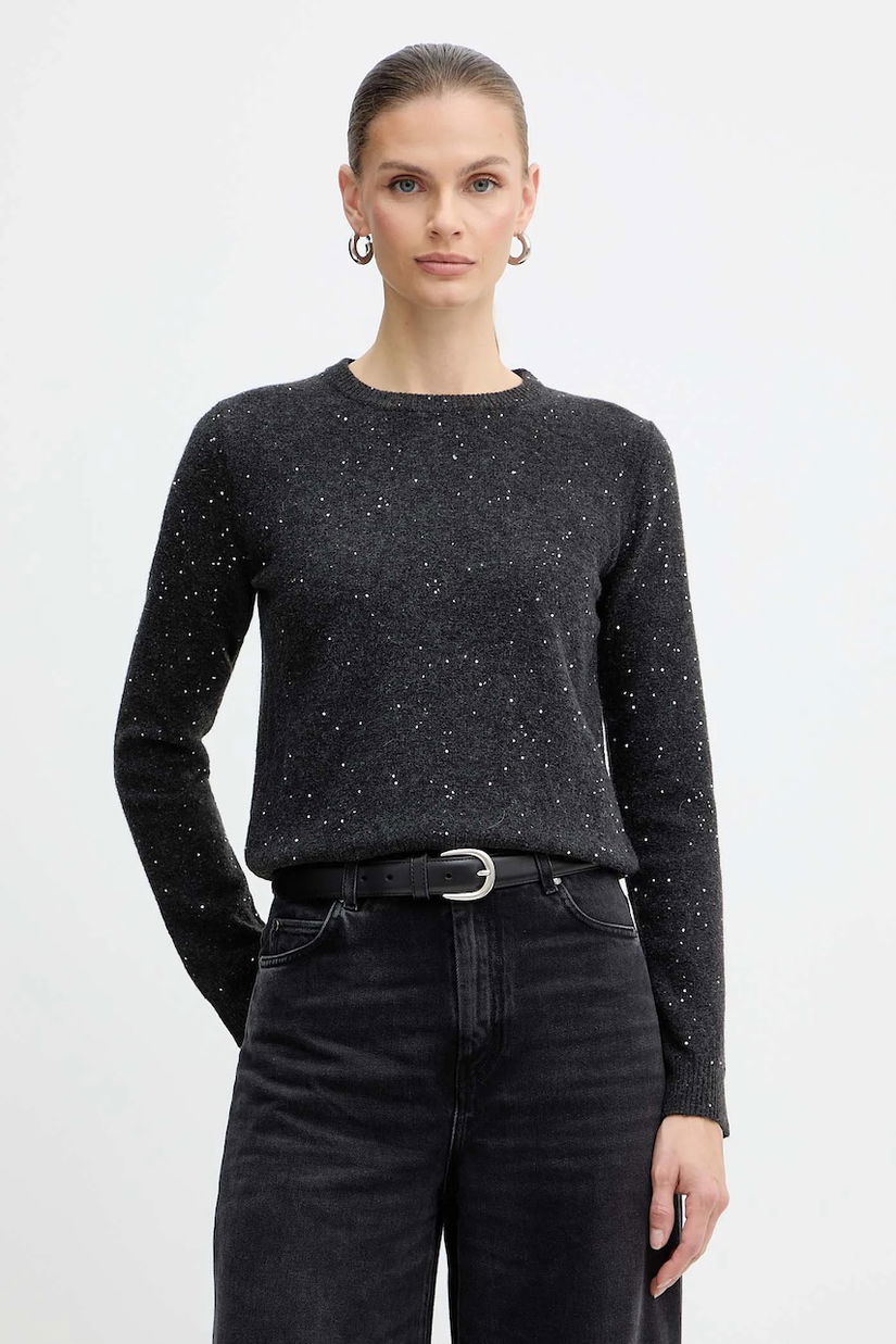 Marella pulover din amestec de lână Emme by Marella culoarea gri, light, 2525366352200