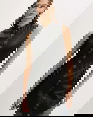 Diesel rochie D-ENEAS culoarea negru, mini, drept, A19606.0LHBE