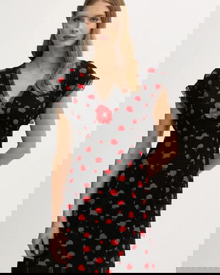 The Sleeper rochie culoarea negru, mini, drept, PMNDR02F017L