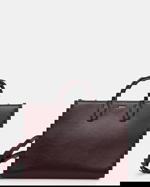 BOSS poșetă culoarea violet, 50547947