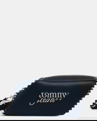Tommy Jeans poșetă culoarea bleumarin, AW0AW17897