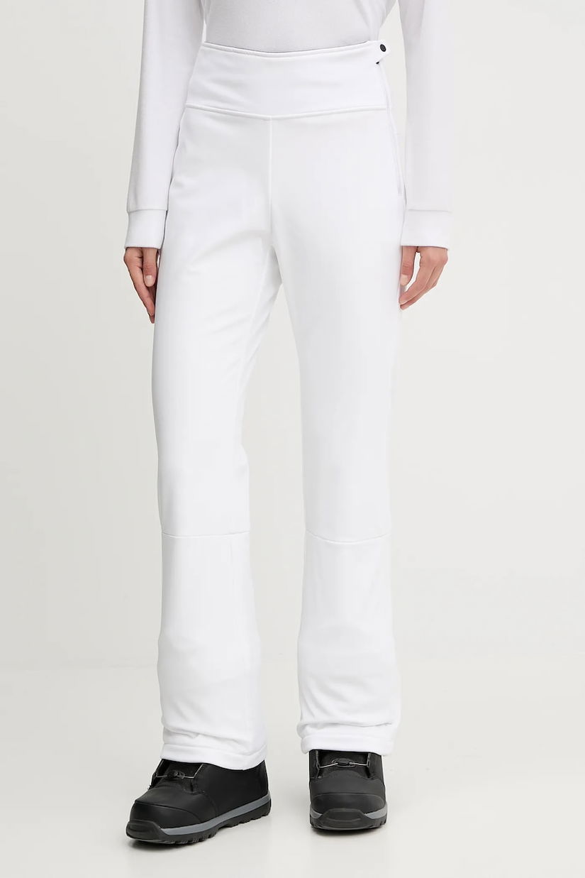 Rossignol pantaloni de schi SKI SOFTSHELL culoarea alb, RLOWP17