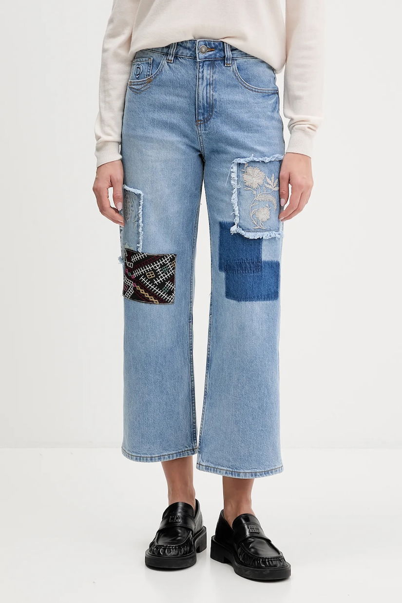 Desigual jeans PATCHE high waist, 25WWDD20