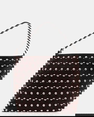 Liviana Conti poșetă de piele culoarea maro, A5WA61