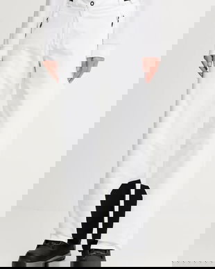 Rossignol pantaloni de schi STRAWPILE culoarea alb, RLOWP01