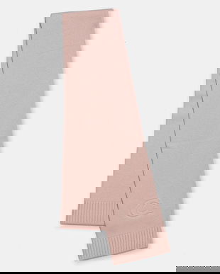 Coach eșarfă cu lână culoarea roz, uni, 29CCL86