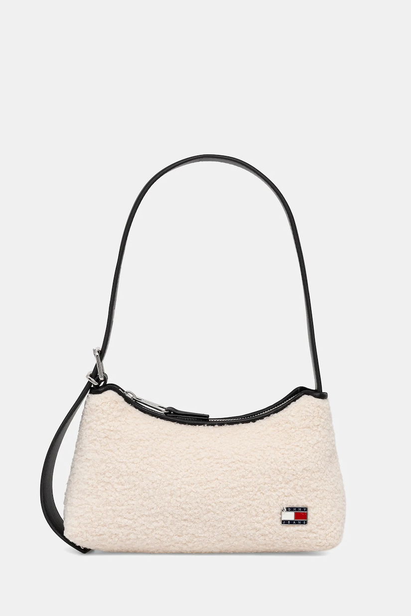 Tommy Jeans poșetă culoarea bej, AW0AW18011
