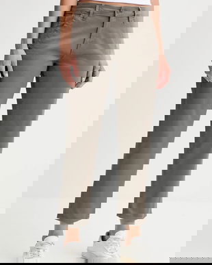 G-Star pantaloni culoarea gri, drept, high waist, D25257.C106