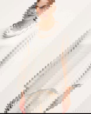 Joseph Ribkoff bluză culoarea bej, uni, 254217