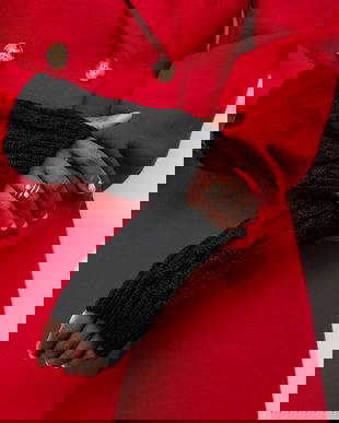 Answear.LAB mănuși de lână culoarea negru