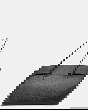 Liviana Conti poșetă de piele culoarea negru, A5WA52