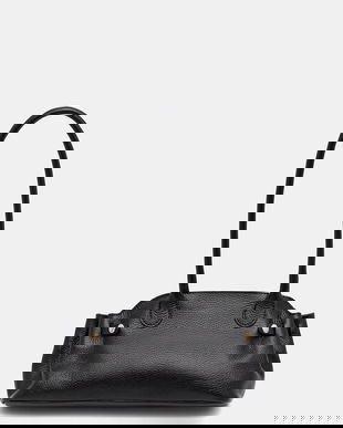 Answear.LAB poseta de piele culoarea negru