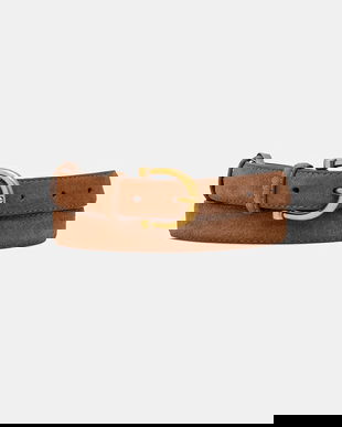 Answear.LAB curea din piele intoarsa culoarea maro