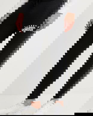 Under Armour pantaloni de trening Rival culoarea negru, cu imprimeu, 6003954