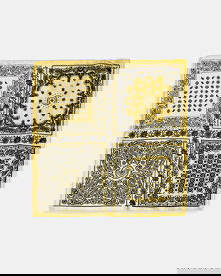 Answear.LAB esarfa de matase culoarea maro, modelator