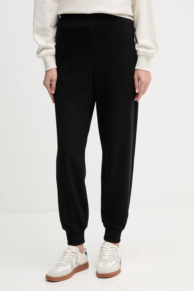 United Colors of Benetton pantaloni de trening din bumbac culoarea bleumarin, uni, 3UNIDF01A