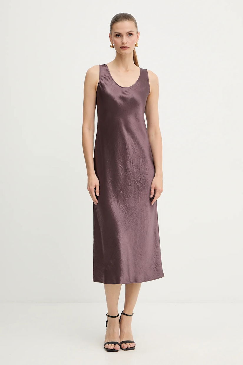 MM rochie TALETE culoarea bordo, midi, drept, 2526226018600