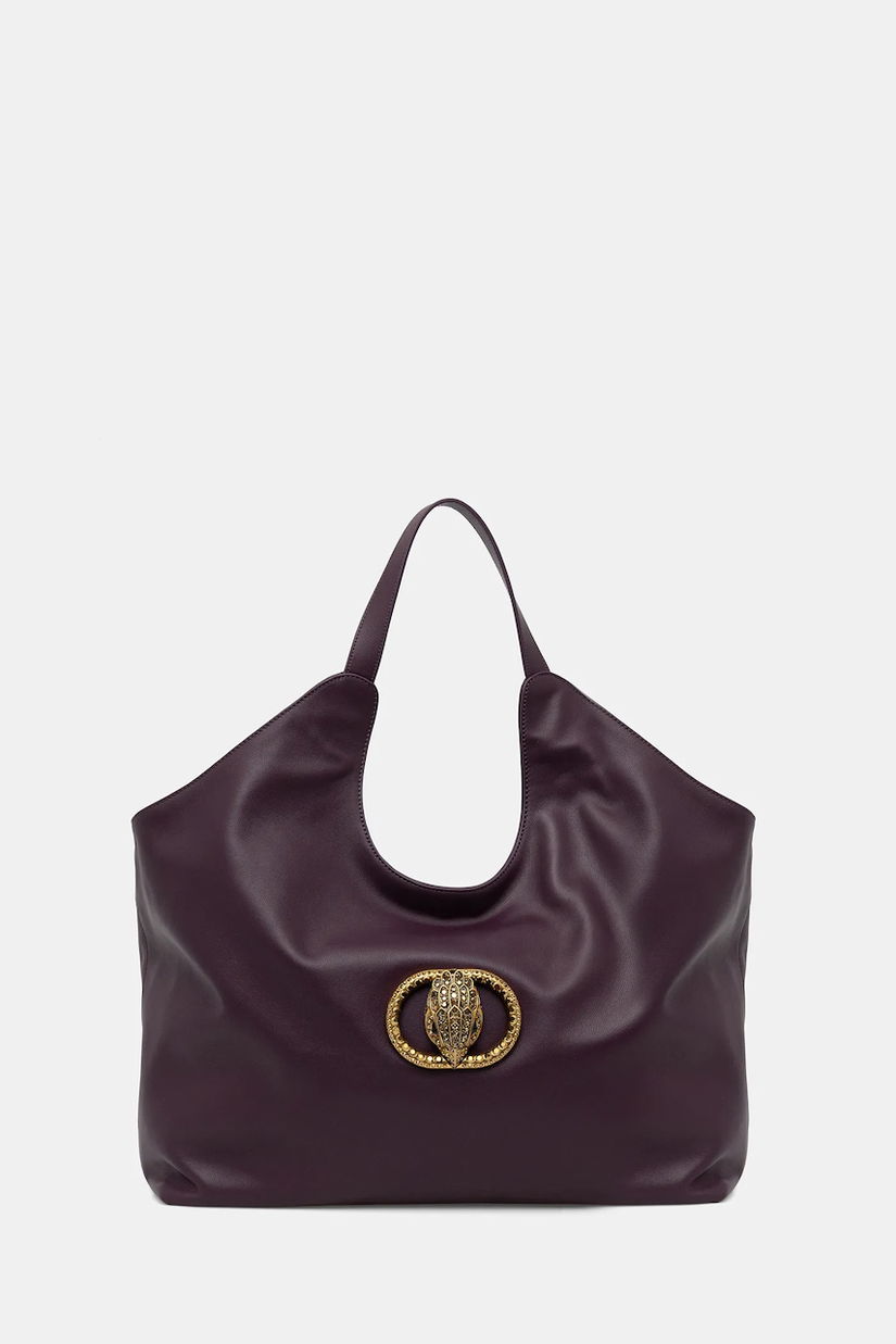 Kurt Geiger London poșetă de piele CHELSEA culoarea violet, 4978890109