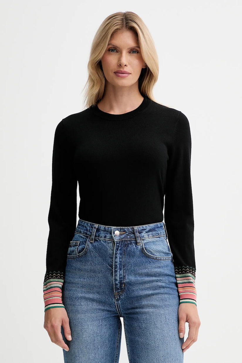 PS Paul Smith pulover de lână culoarea negru, light, W2R-577N-T31327