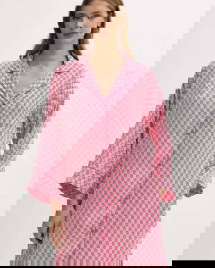 Dkny cămadă de noapte culoarea roz, YI30061