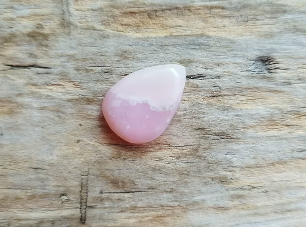 Cabochon opal roz, 18x13 mm