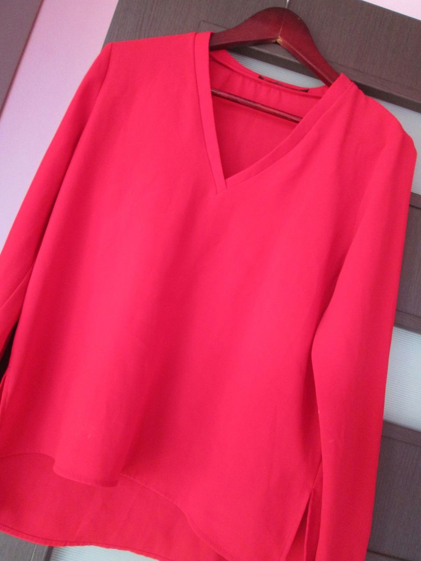 bluza rosie eleganta Zara dame M
