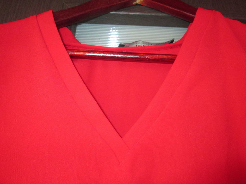 bluza rosie eleganta Zara dame M