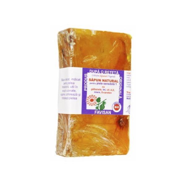 SHORT LIFE - Sapun Natural pentru Piele Sensibila Favisan, 80g
