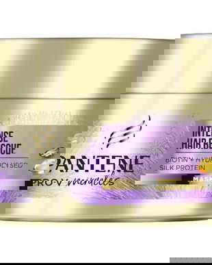 SHORT LIFE - Masca pentru Par Uscat si Aspru - Pantene Pro-V Miracles Intense Hair Rescue Mask, 160 ml