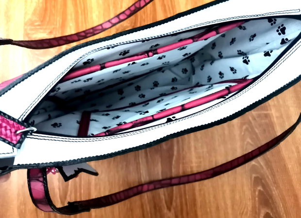 Geanta piele naturala*Tote bag*Love Cat