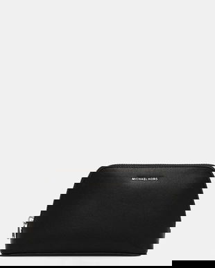 MICHAEL Michael Kors punga cosmetice culoarea negru, 32F5SJ6T2T